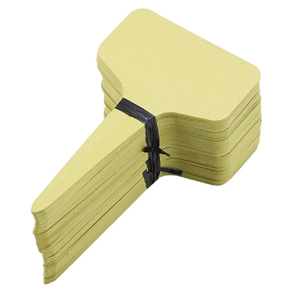 100 Pack Plastic Garden Plant Labels - Waterproof Nursery Markers for Seedlings, Flower Pots, Herbs & Potted Plants - Durable Plant Tags for Outdoor Gardening, Greenhouse & Home Organizing