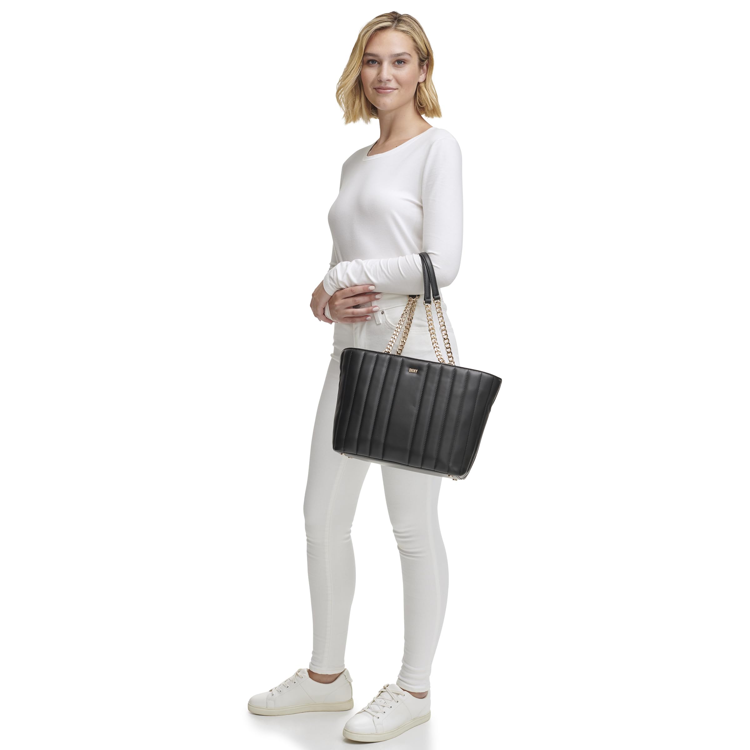 DKNY Lexington Tote Bag for Women - Stylish Designer Handbag with Spacious Compartment - Perfect for Work, Travel & Everyday Use