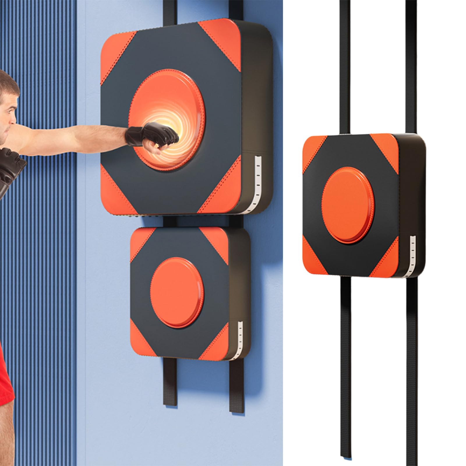 Taekwondo Wall Punching Pad - Heavy Duty Martial Arts Training Bag for Kickboxing, MMA & Self Defense - Perfect for Home Gym & Dojo Training