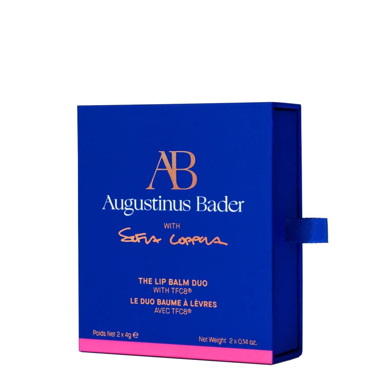 Augustinus Bader The Lip Balm Duo - Hydrating & Nourishing Lip Care Set for Dry & Chapped Lips | Perfect for Daily Use, Travel & Gifting