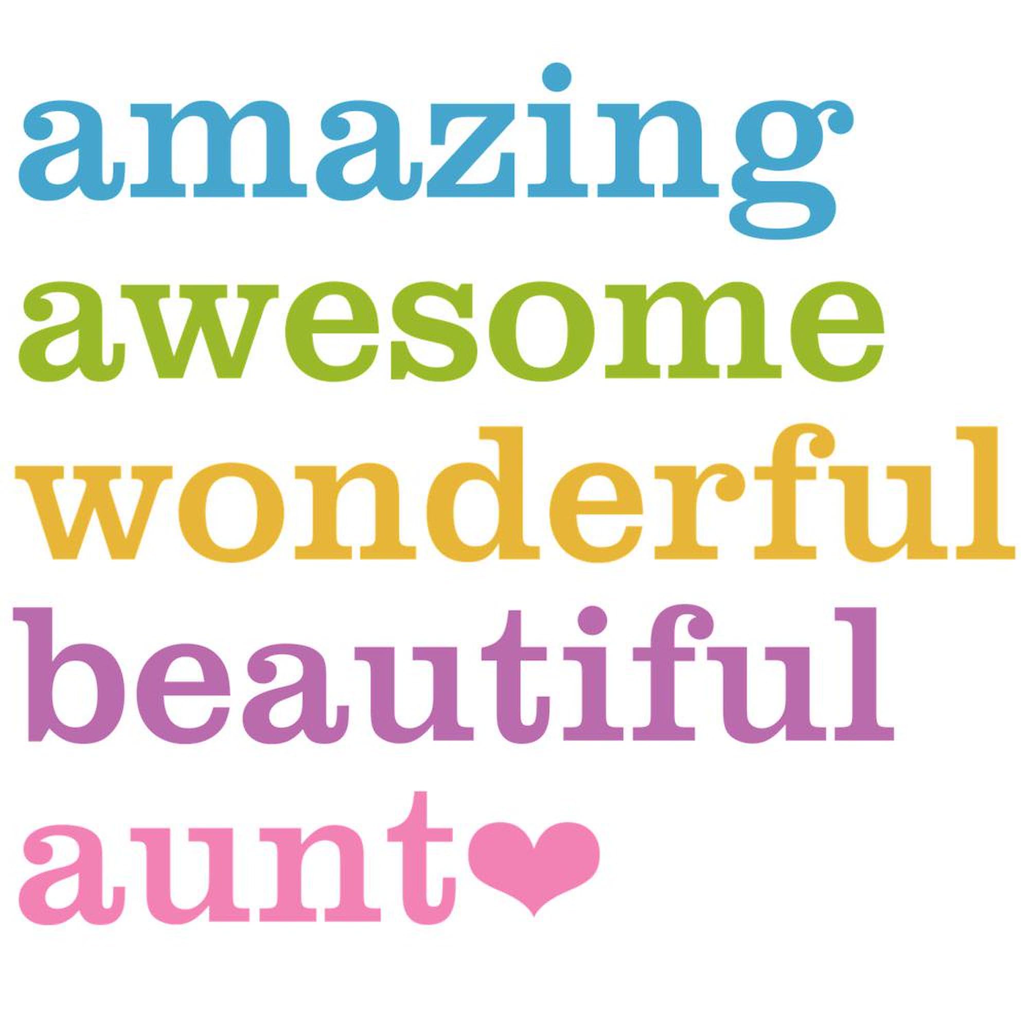 Amazing Aunt 10 Inch Wall Clock - Unique Gift for Living Room, Kitchen or Office Decor | Perfect for Home, Workplace & Special Occasions