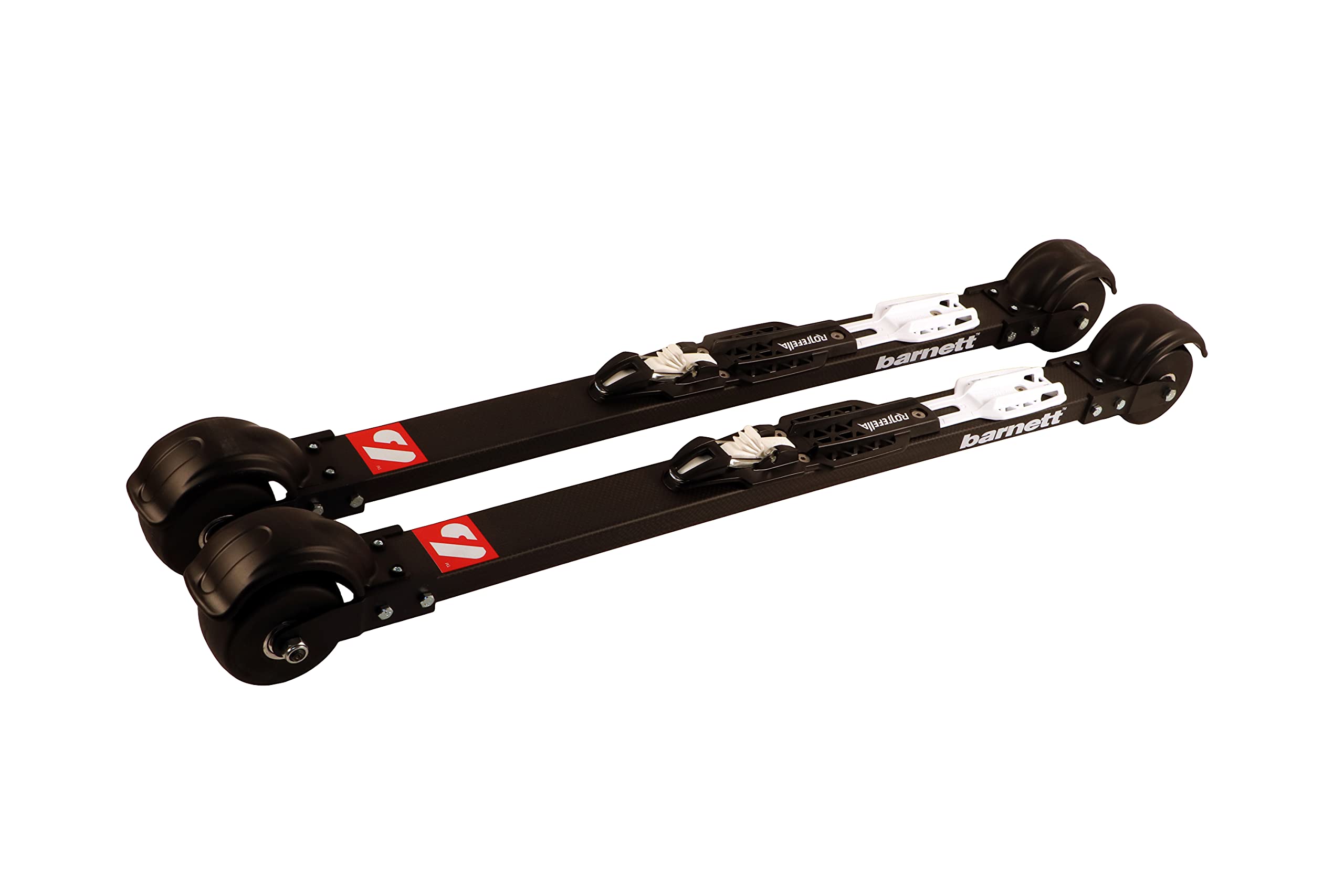 RCC Carbon NNN Professional Roller Skis for Classic Cross-Country Skiing - Medium Wheels for Smooth Training & Outdoor Exercise | Perfect for Summer Ski Training, Fitness Workouts & Dryland Practice
