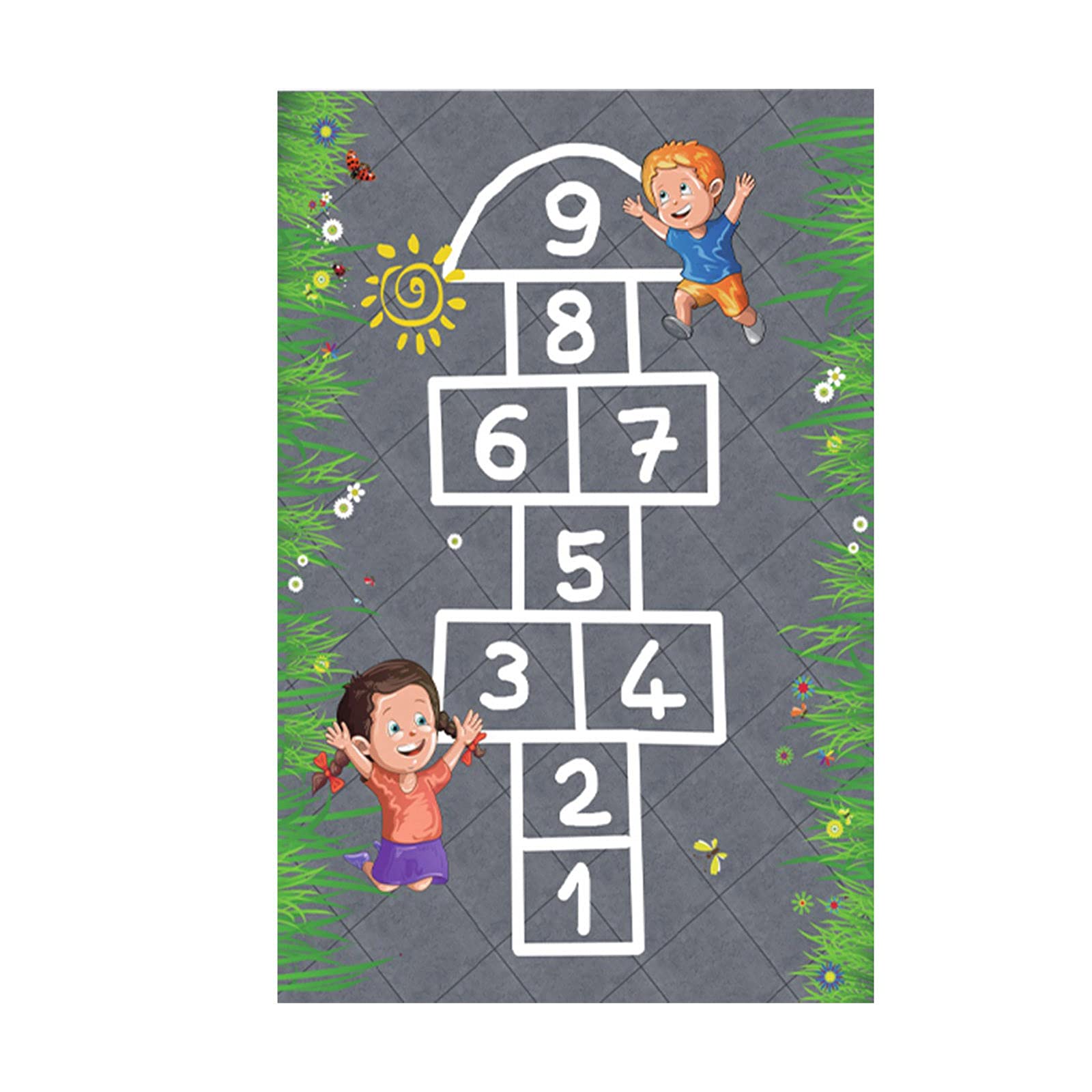 Non-Slip Indoor Entry Door Mat - Soft House Carpet for Kids Play, Jumping & Climbing - Durable Home Decor for Living Room, Bedroom & Nursery