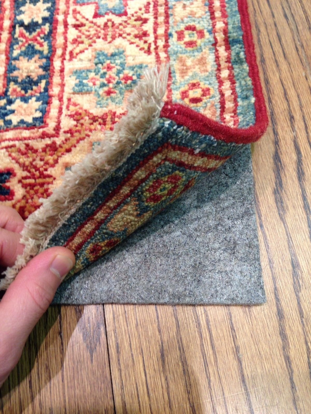 Shaw 9'x12' Fiber Touch 20 Felt Rug Pad for Hardwood Floors - Non-Slip Rug Underlay for Living Room, Bedroom & High Traffic Areas
