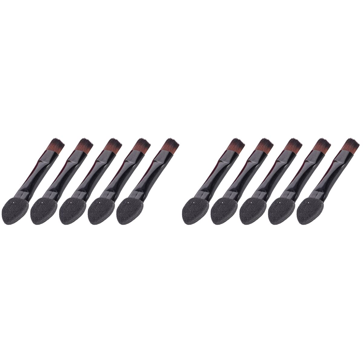 Lurrose Professional 100-Piece Black Eyeshadow Makeup Set with Double-Sided Applicator & Sponge Brushes - Perfect for Everyday Makeup, Party Looks, and Professional Makeup Artists