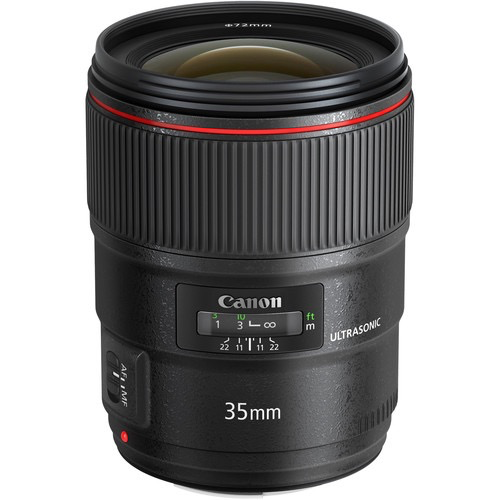 Canon EF 35mm F1.4L II USM Lens - Professional Wide-Aperture Prime Lens for DSLR Cameras (Open Box) | Perfect for Portrait, Wedding & Low-Light Photography