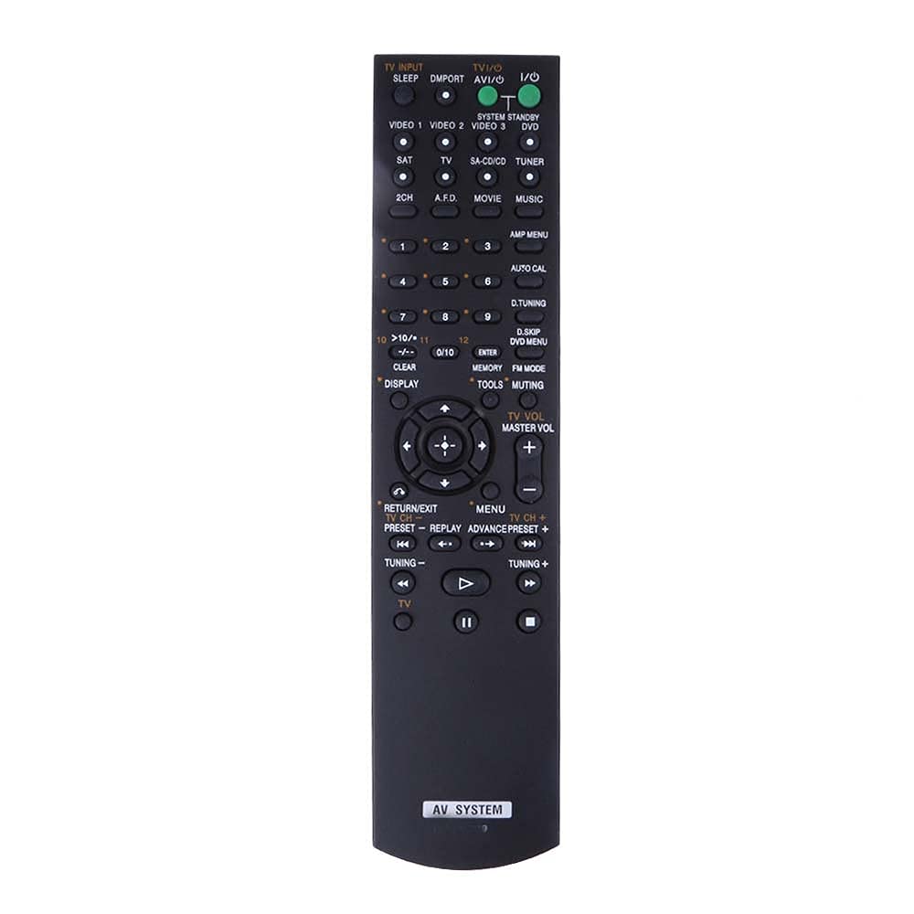 Universal Replacement Remote Control Compatible with Sony STR-DE625, STR-K7000, STR-DA5400ES, RM-AAL016 & More - Perfect for Home Theater & AV Receiver Systems