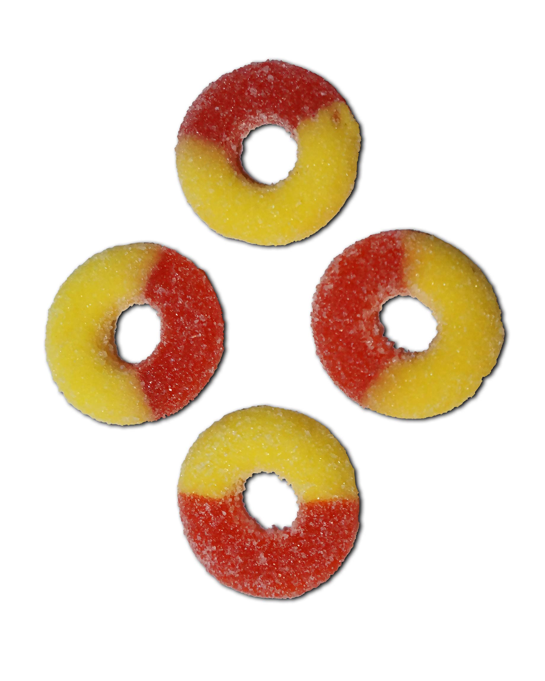 Jovy Gummies Peach Flavor Ring Candy - 6 oz Bag of Chewy Peach Rings | Perfect for Snacking, Parties & Lunchboxes