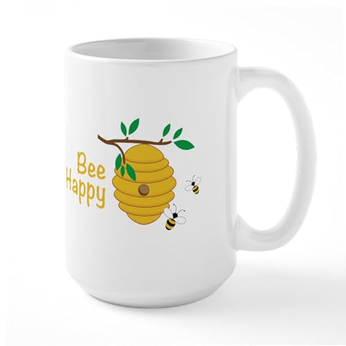 White - Bee Happy Mugs