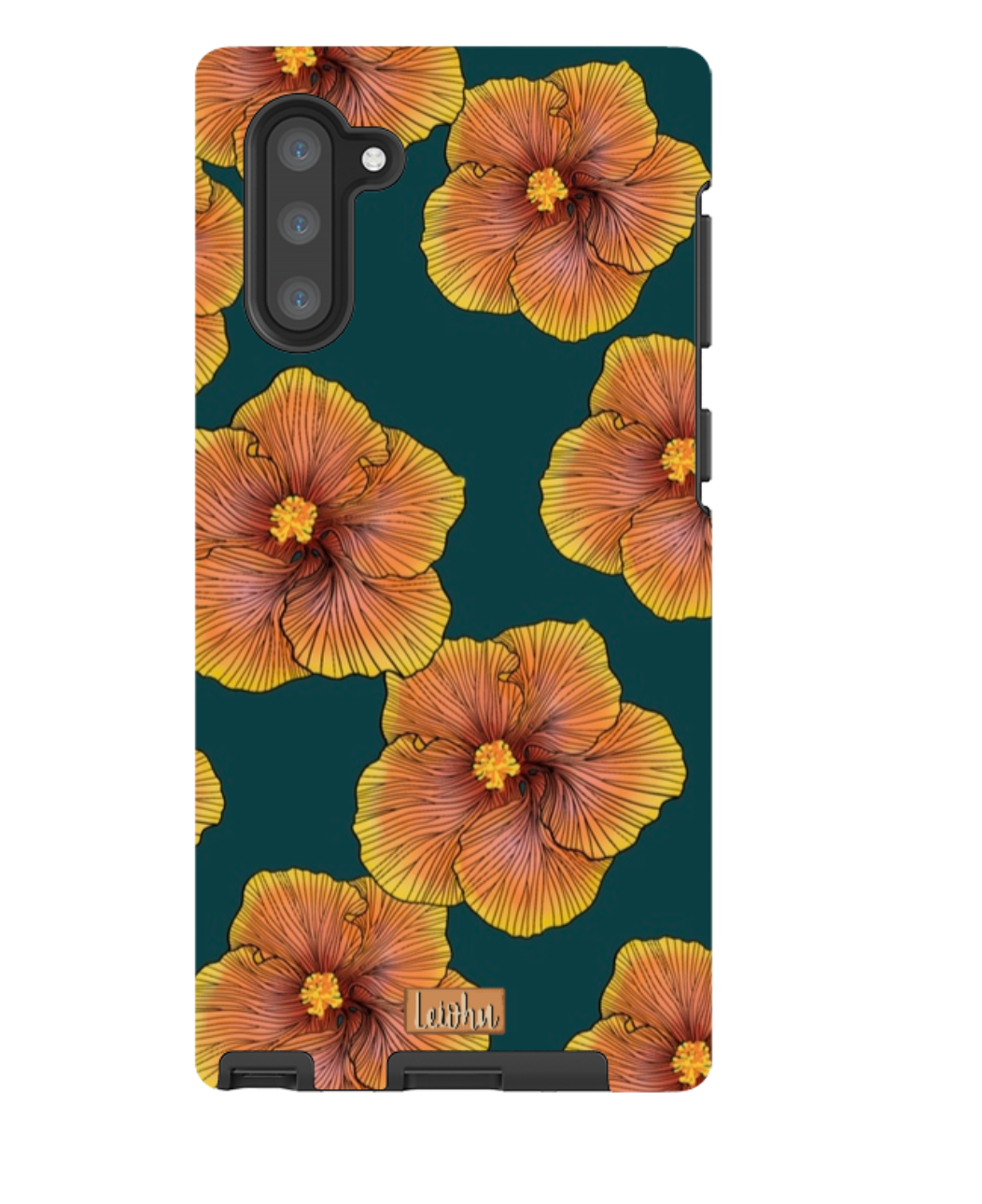 Sunrise Hibiscus Case for Samsung Galaxy Note - Premium Protective Cover with Stylish Floral Design | Perfect for Work, Travel & Everyday Use