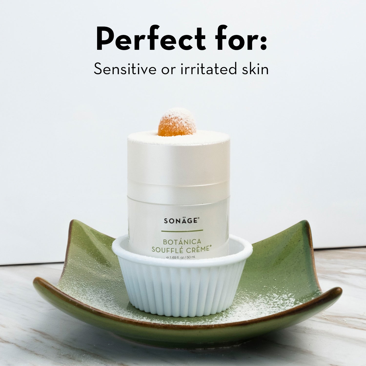 Botanica Souffle Creme® - Lightweight Hydrating Face Moisturizer for Dry & Sensitive Skin | Day & Night Cream for Women & Men | Vegan & Cruelty-Free Skincare