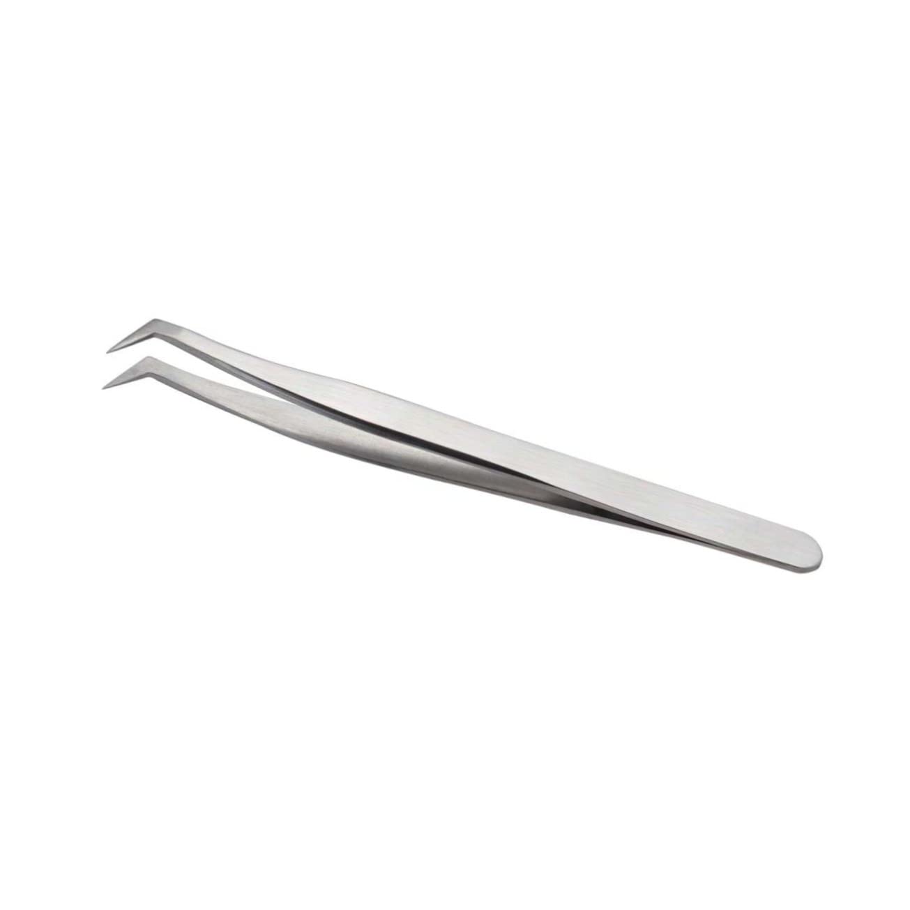 Premium Stainless Steel False Eyelash Tweezers - High Precision Eyelash Applicator for Women | Perfect for Salon, Home Use & Professional Makeup Artists
