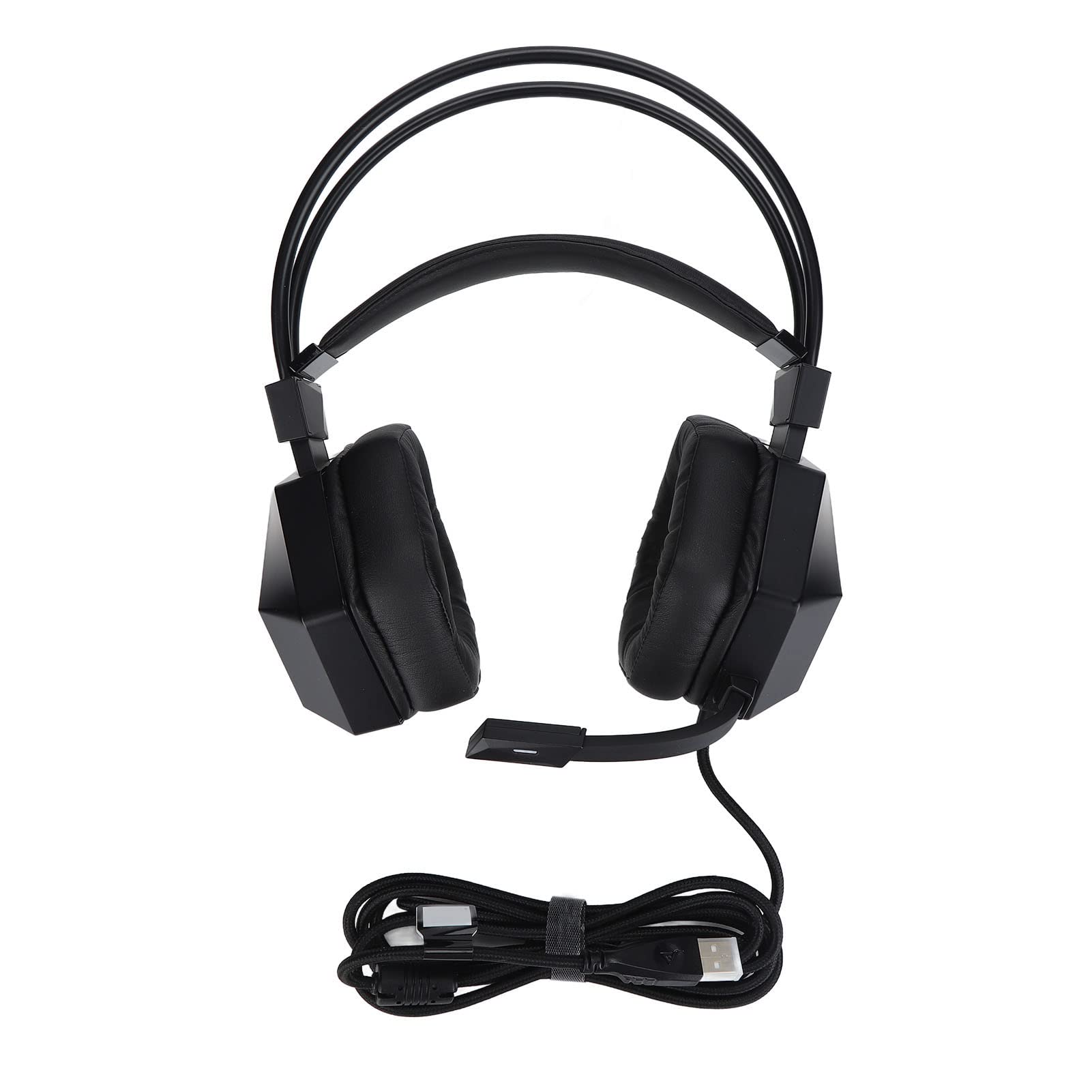 JIJO TAIDU THS300A4 7.1 Surround Sound USB Wired Gaming Headset with Noise Canceling Mic - Perfect for PC Gaming, Online Meetings & Music Listening