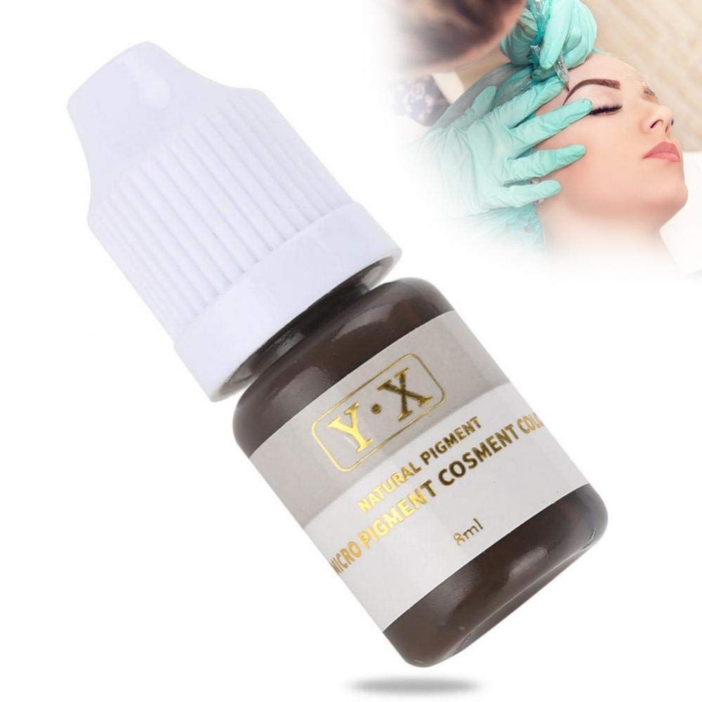 Professional Semi-Permanent Tattoo Ink for Microblading - Eyebrow, Lips & Eyeliner Pigment - Long Lasting Black & Coffee Colors - Perfect for Salon, Spa & Home Beauty Use
