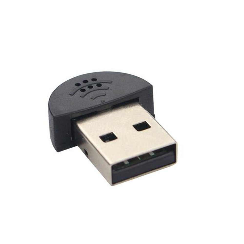 Driver-Free Mini USB Microphone for Computer, Laptop & Desktop - Black | Ideal for Online Meetings, Podcasting & Gaming