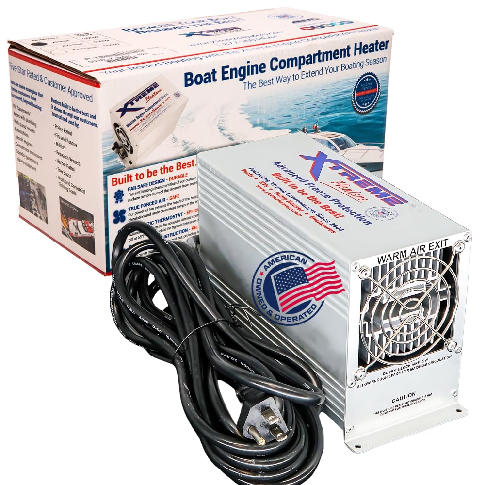 800W High Power Boat Bilge & RV Heater - Marine & Camper Heating Solution for Winter Boating & Camping Trips