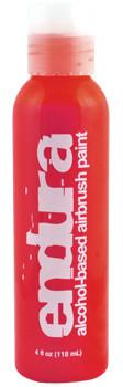 Premium Red Endura Alcohol-Based Airbrush Ink - Fast Drying, Vibrant Colors for T-Shirts, Canvas & DIY Crafts - Perfect for Artists, Hobbyists & Airbrush Professionals
