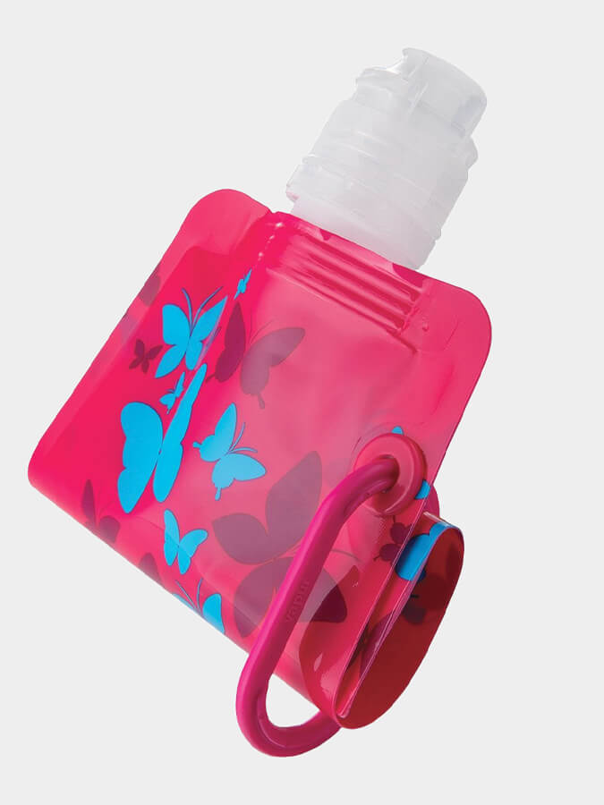 Vapur 0.4L Wide Mouth Kids Anti-Bottle - Leak Proof Collapsible Water Bottle for School, Hiking & Outdoor Activities