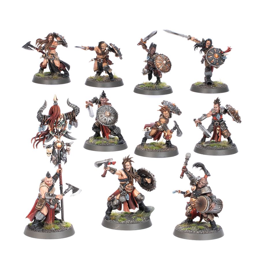 Age of Sigmar Slaves to Darkness: Darkoath Marauders Miniatures - Warhammer Fantasy Battle Game Figures for Tabletop Wargaming & Collectors