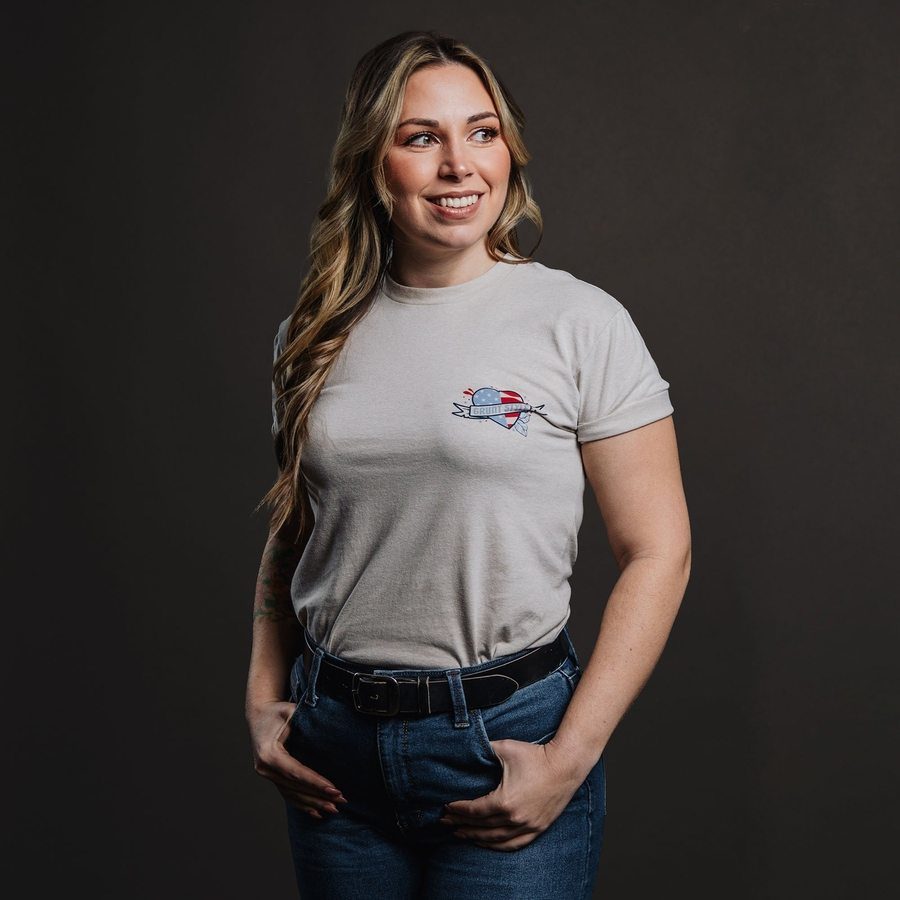 Women's American Flag Boyfriend Fit T-Shirt - Comfortable Casual Tee for Everyday Wear | Perfect for 4th of July, Patriotic Events & Relaxing Outfits