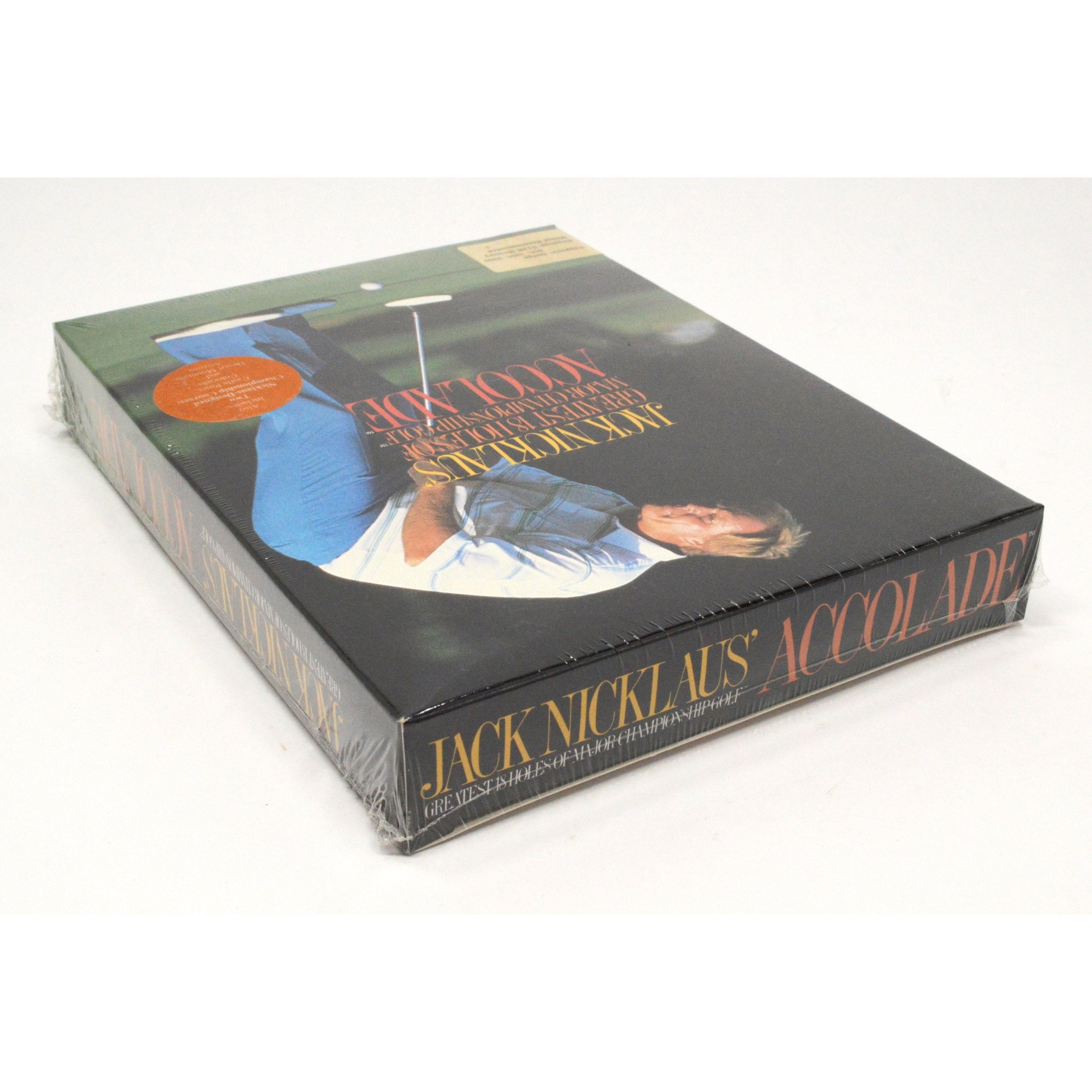 New & Sealed AMIGA 512K Jack Nicklaus Greatest 18 Holes of Golf Computer Game - Vintage PC Sports Simulation for Retro Gaming Enthusiasts