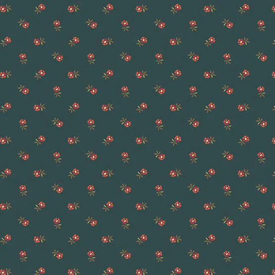 Edyta Sitar Dahlia Pincushion Flower Fabric - Dusk Color A1383T - Perfect for Quilting, Sewing & Home Decor Projects