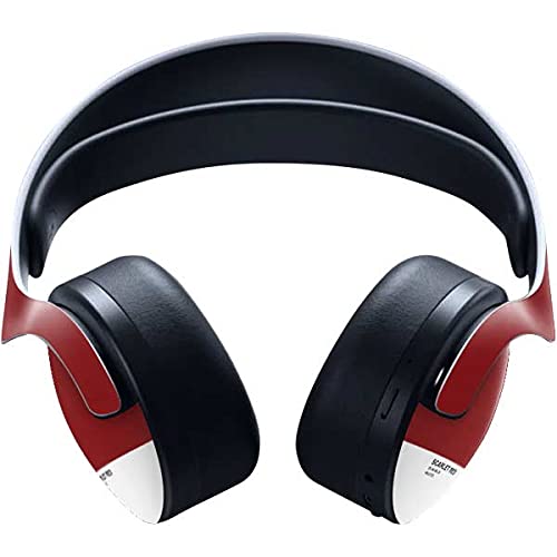 Skinit PS5 Pulse 3D Wireless Headset Skin Decal - Scarlet Red Gaming Vinyl Cover | Protective Custom Design for PlayStation 5 Headphones | Perfect for Gaming Setups & Collector Displays