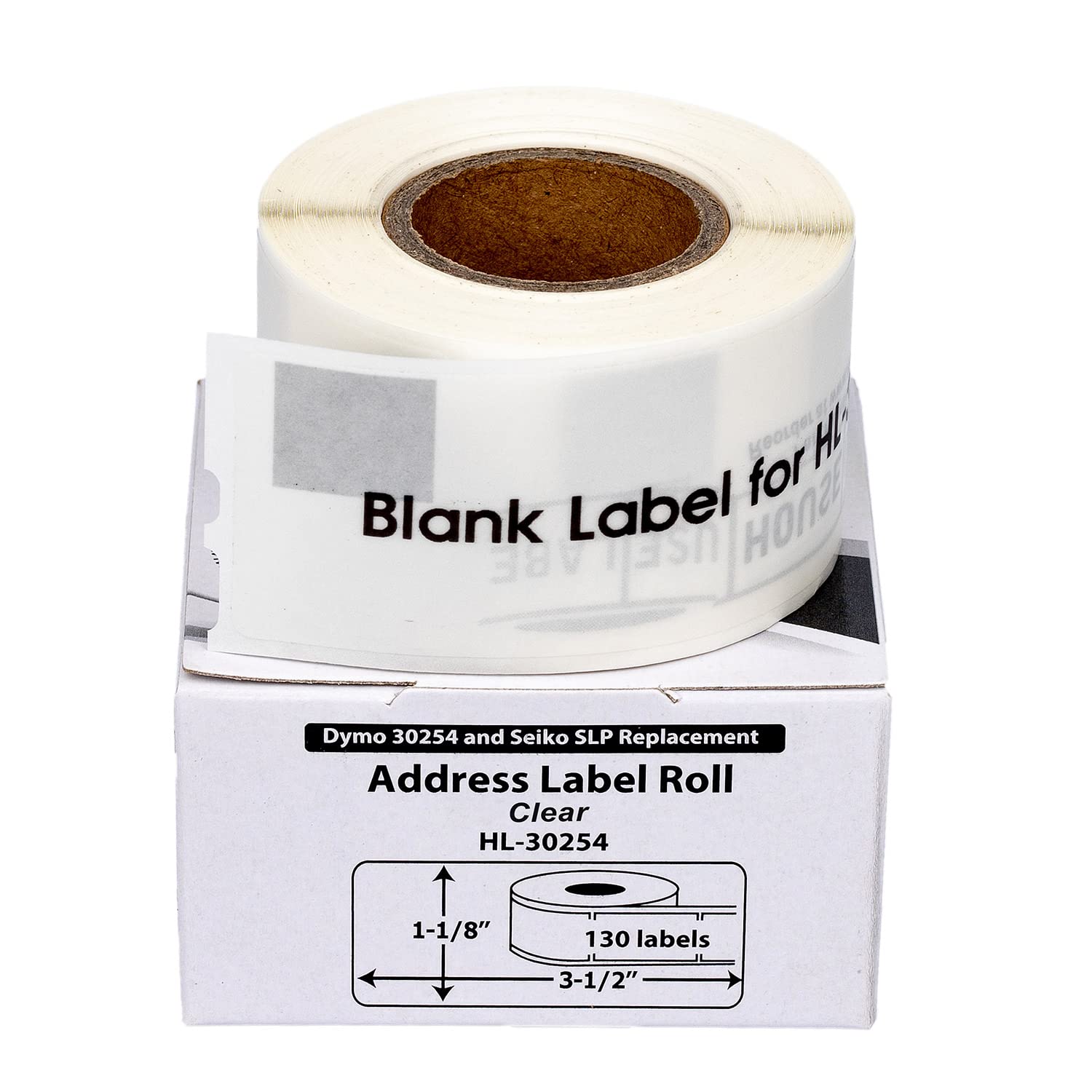 HOUSELABELS Compatible DYMO 30254 Address Labels (1-1/8
