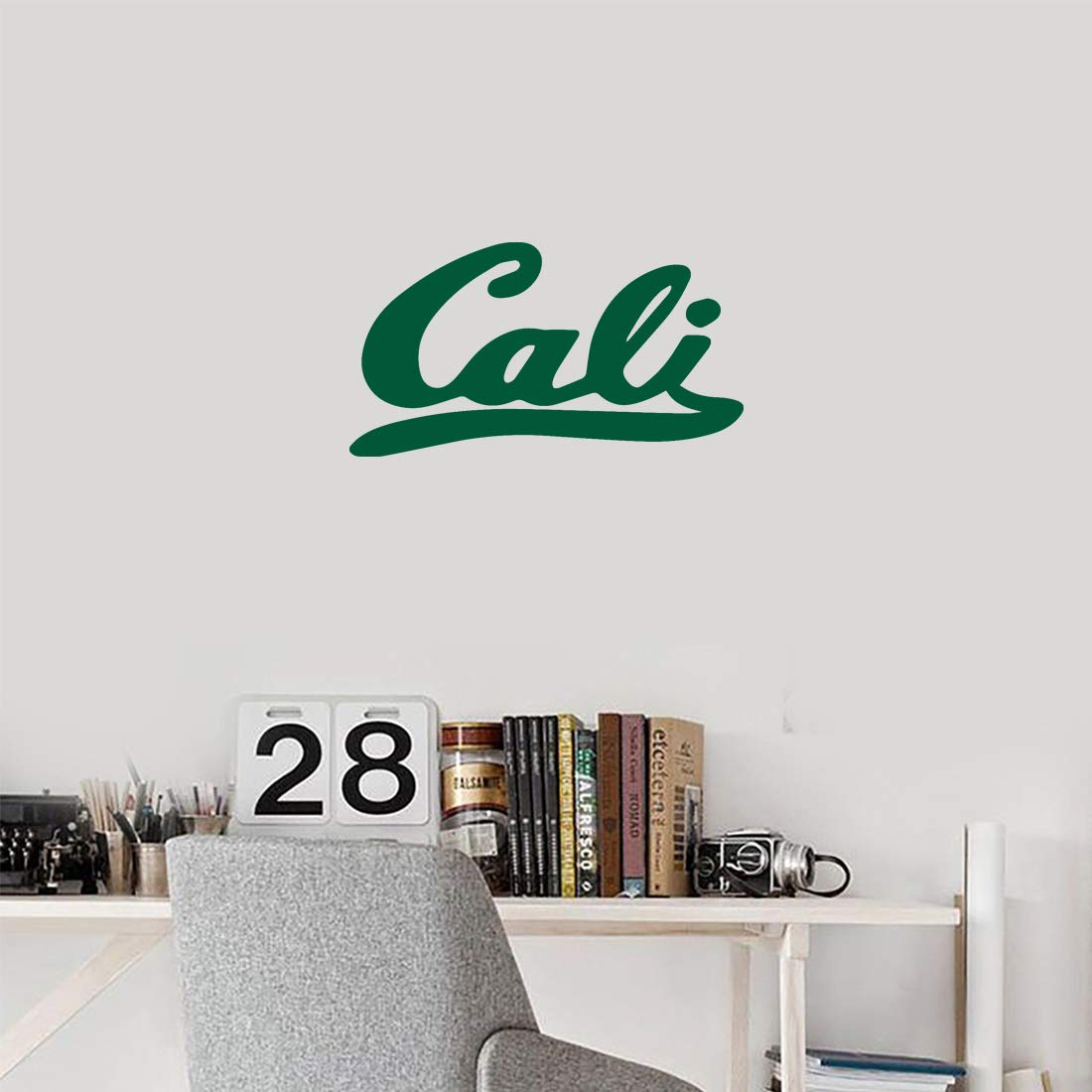 Premium Waterproof Vinyl Decal Stickers - California Republic Green (Set of 2) - Durable Laptop, Phone, Helmet & Car Stickers for Windows, Bumpers, Mugs, Walls - Perfect for Home, Office & Vehicle Decoration