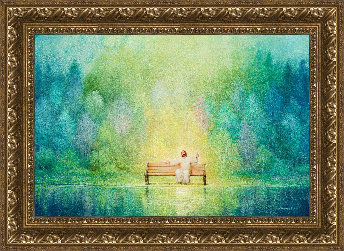 Come Unto Me and I Will Give You Rest - Inspirational Christian Wall Art for Home Decor & Church - Perfect for Bedroom, Living Room & Office
