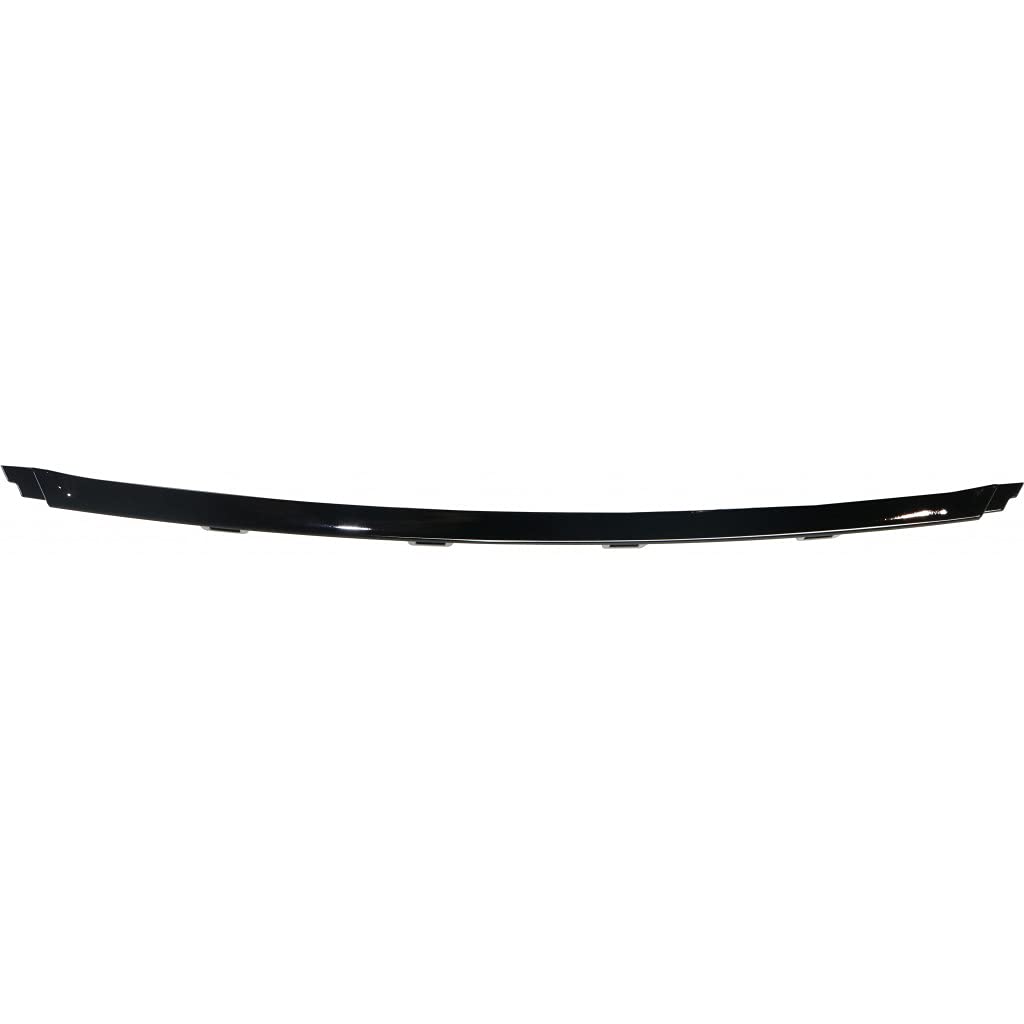 BMW 328i 2016 Front Bumper Cover Molding - Center Trim for Sedan/Wagon with Sport Package | Bright Black ABS Plastic Replacement Part | Fits OEM Numbers BM1044112 & 51117396831 | Perfect for Accident Repair & Car Restoration Projects