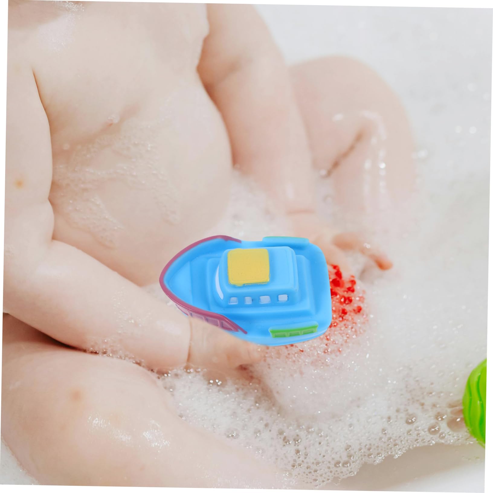 KICHOUSE Early Education Bath Toys for Toddlers - Waterproof Vinyl Bathtub Toys for Kids, Fun Learning & Sensory Play During Bath Time