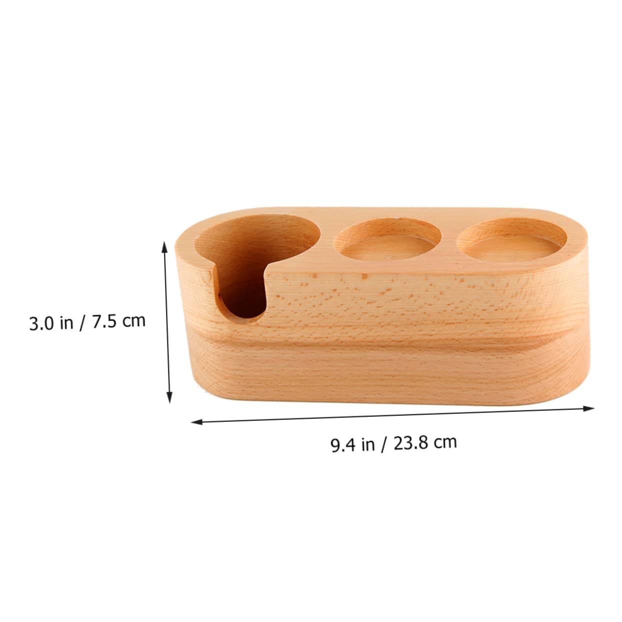 Premium Espresso Coffee Distributor & Tamper Station - Beech Wood Tamping Mat for Espresso Machines - Perfect for Baristas & Home Brewing - Ideal for Coffee Shops, Home Kitchens & Professional Use