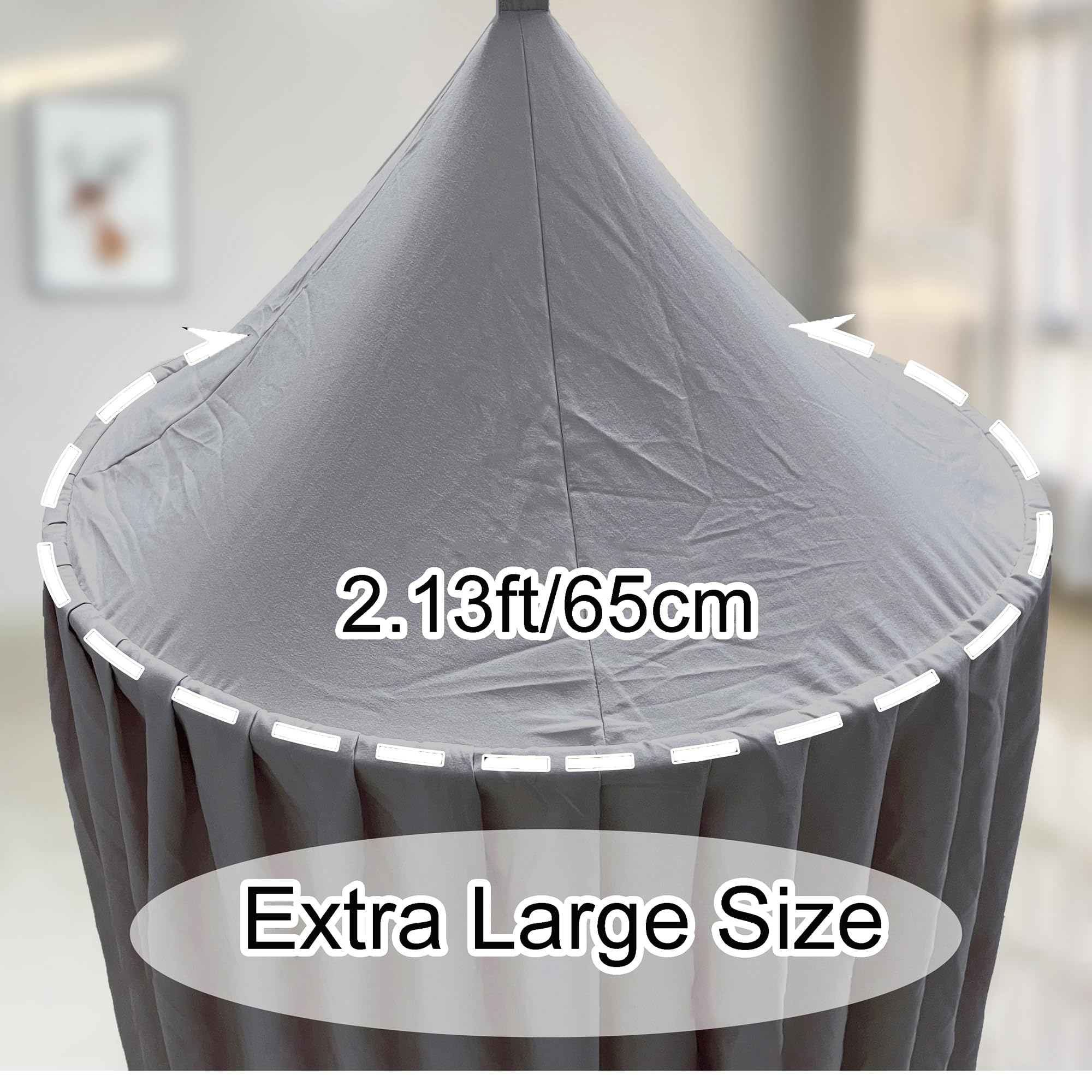 HggTjj Princess Bed Canopy for Girls - Dreamy Mosquito Net with Fairy Lights - Perfect for Kids' Bedroom Decor, Birthday Gifts & Sleepovers