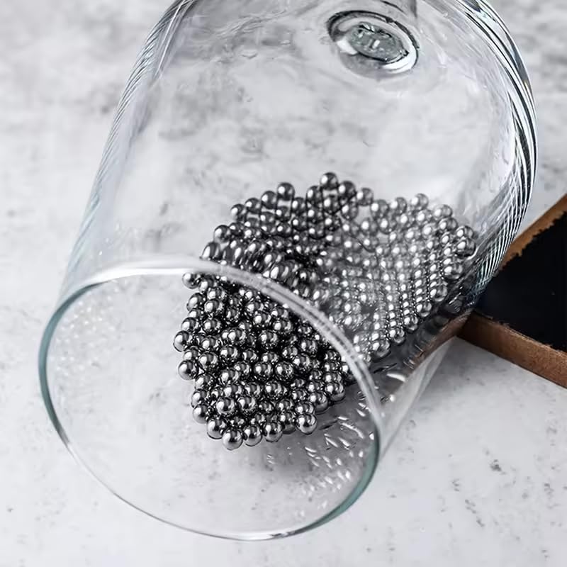 400PCS Stainless Steel Wine Decanter Cleaning Beads - Reusable 304 Stainless Steel Cleaning Balls for Glass Bottles, Carafes & Vases - Perfect for Home Bar, Restaurant, and Wine Enthusiast Use