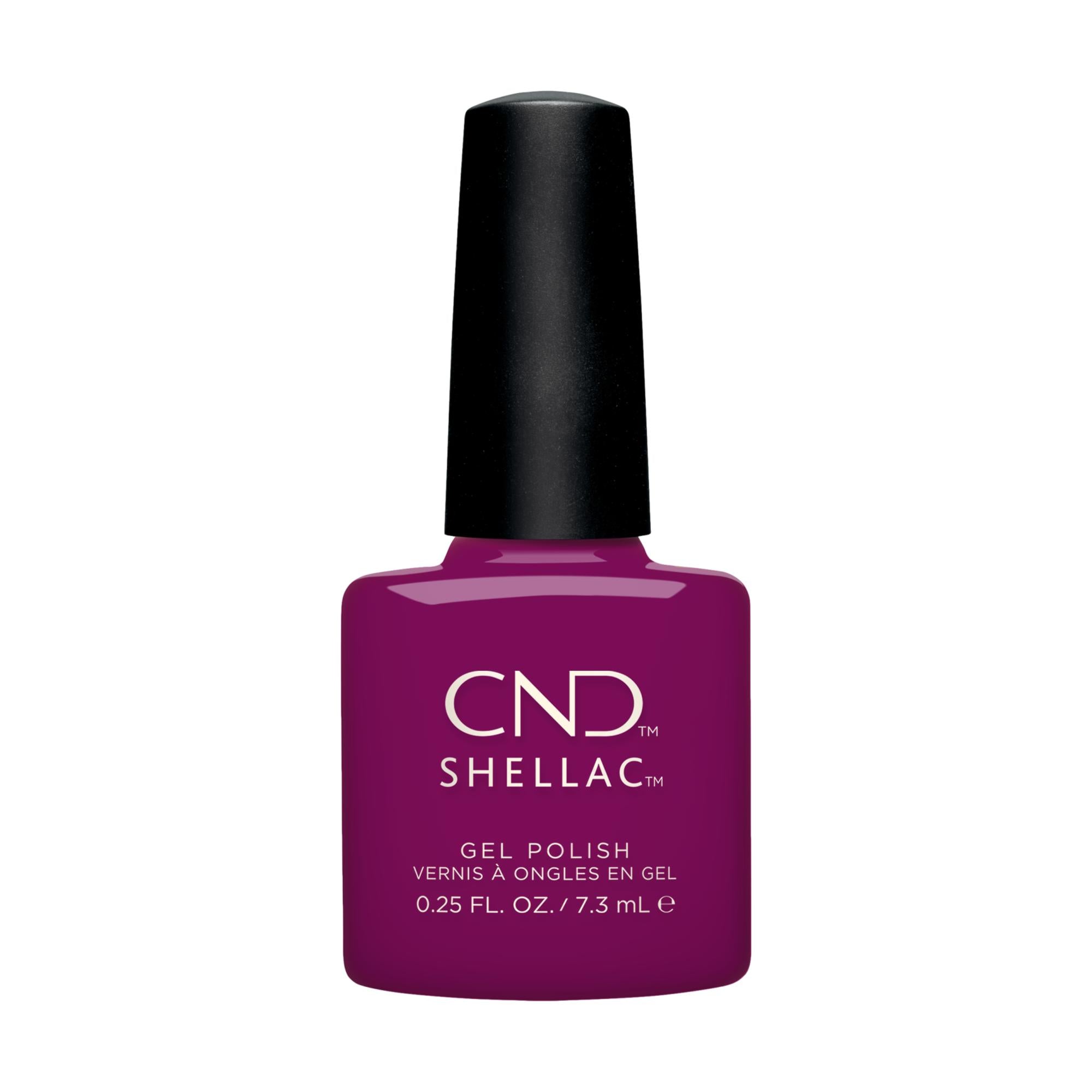 CND Shellac Nail Polish - Violet Rays (0.25 fl oz) | Long-Lasting UV Gel Polish for Manicures & Pedicures | Perfect for Salon & Home Nail Care