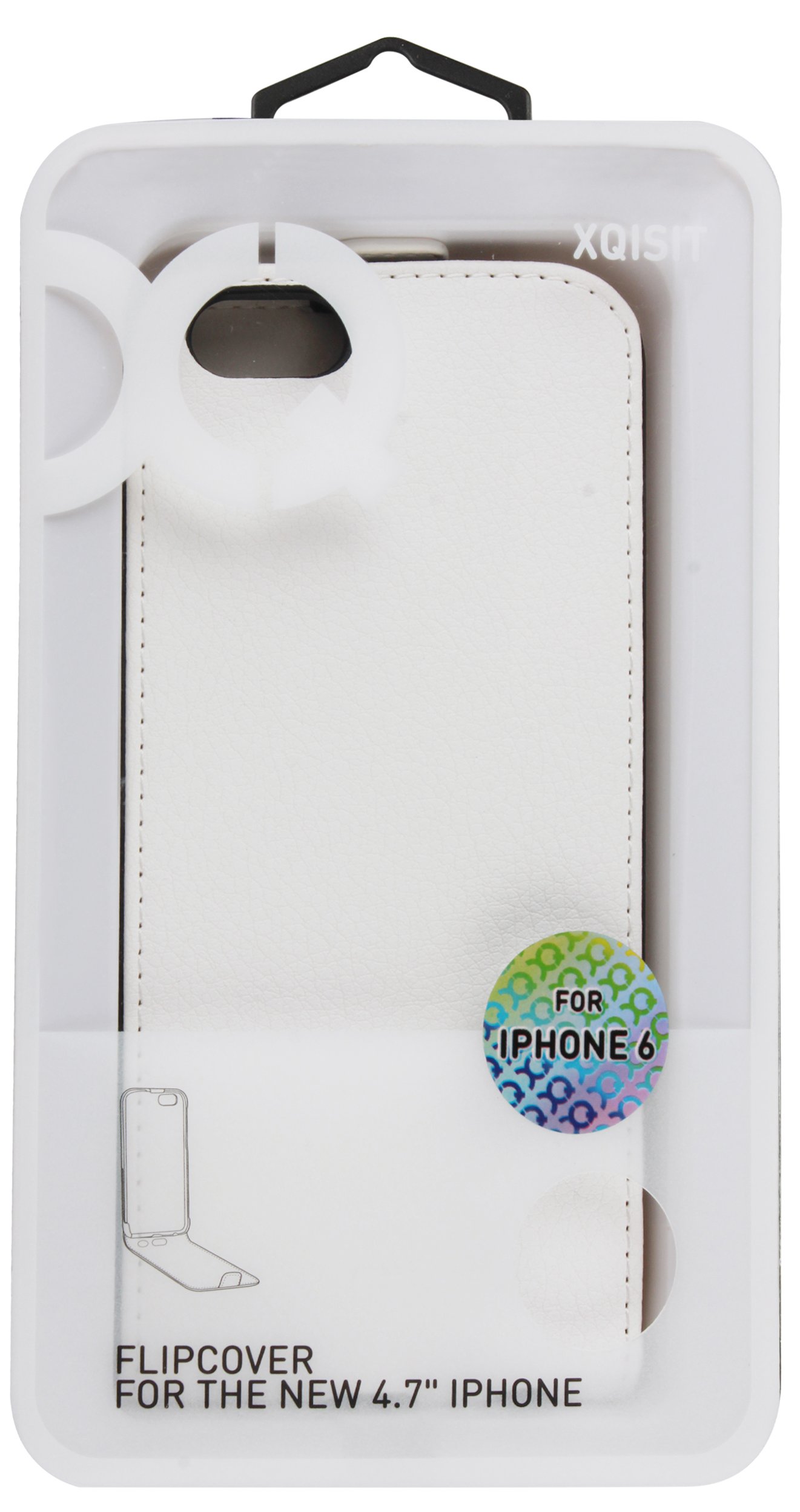 Premium Flip Cover Case for Apple iPhone 6/6S 4.7 Inch - Slim Protective Wallet Phone Case with Magnetic Closure (White) - Perfect for Everyday Use, Business & Travel Protection