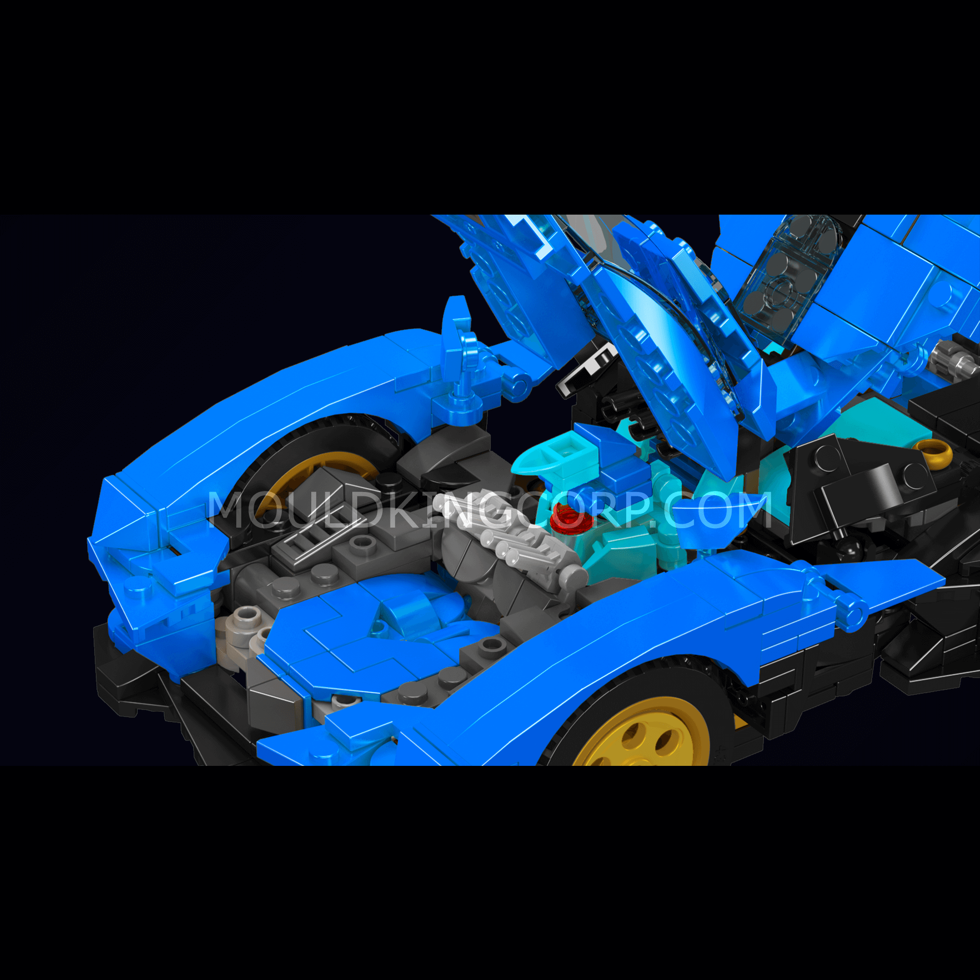 Mould King 10061 2-in-1 Lamborghini Robot Building Kit | 998 Piece STEM Toy for Kids & Adults | Creative Construction Set for Car & Robot Lovers | Perfect for Birthday Gifts & Family Bonding Activities