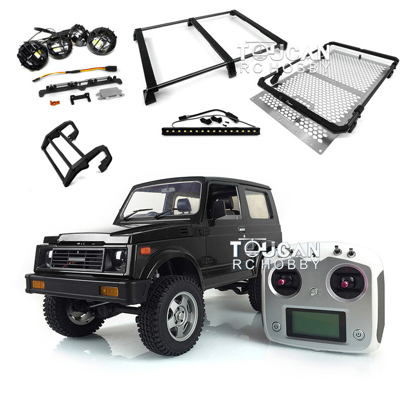 1/6 Scale Capo Assembled RC Crawler SIXER1 - Plastic Painted Cabin, Metal Chassis, Motor, Servo, ESC, I6S Light System for Off-Road Adventure & Scale Modeling