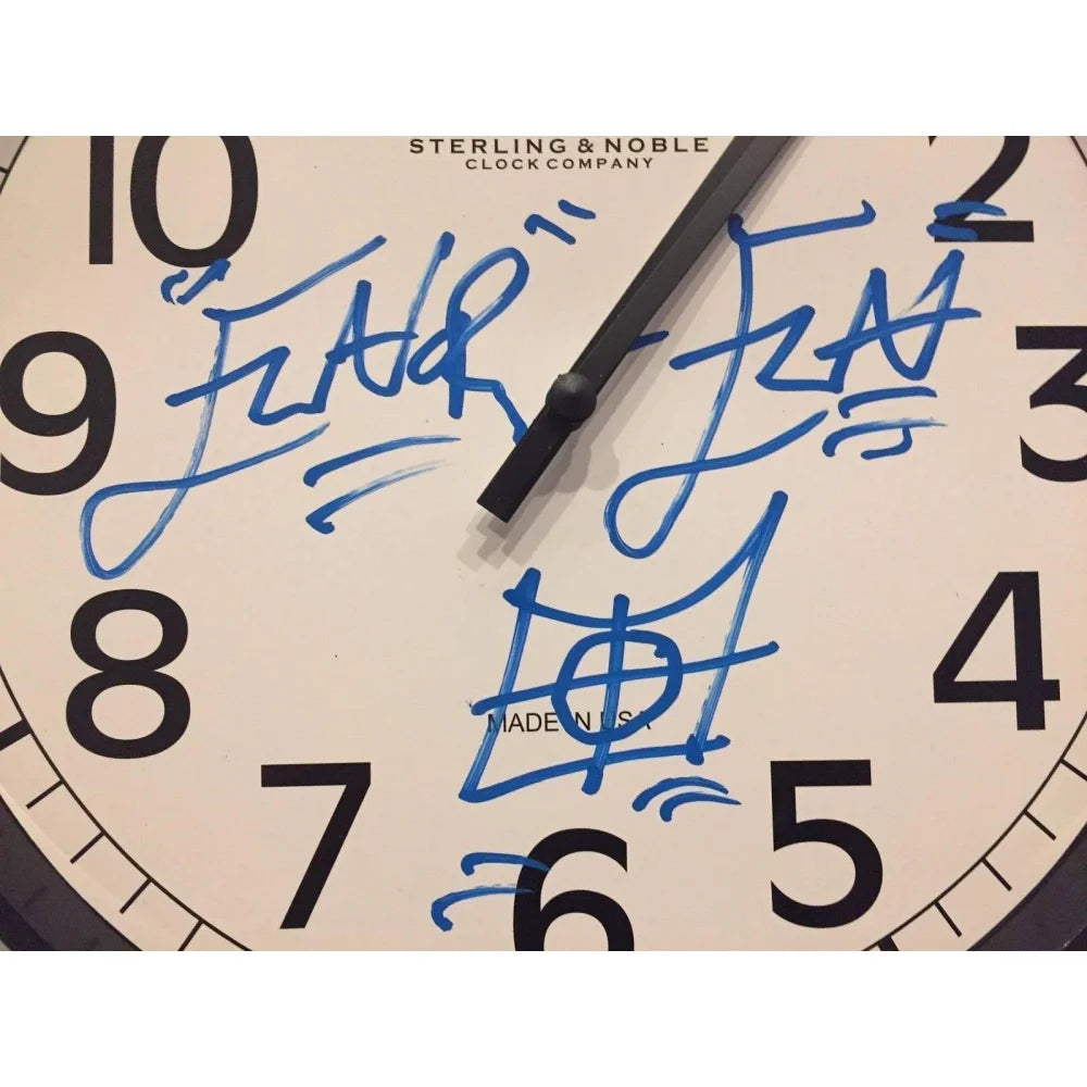 Flavor Flav Signed Clock Necklace with COA - Authentic Flava Flav Autograph Collectible - Perfect for Hip Hop Fans & Music Memorabilia Collectors