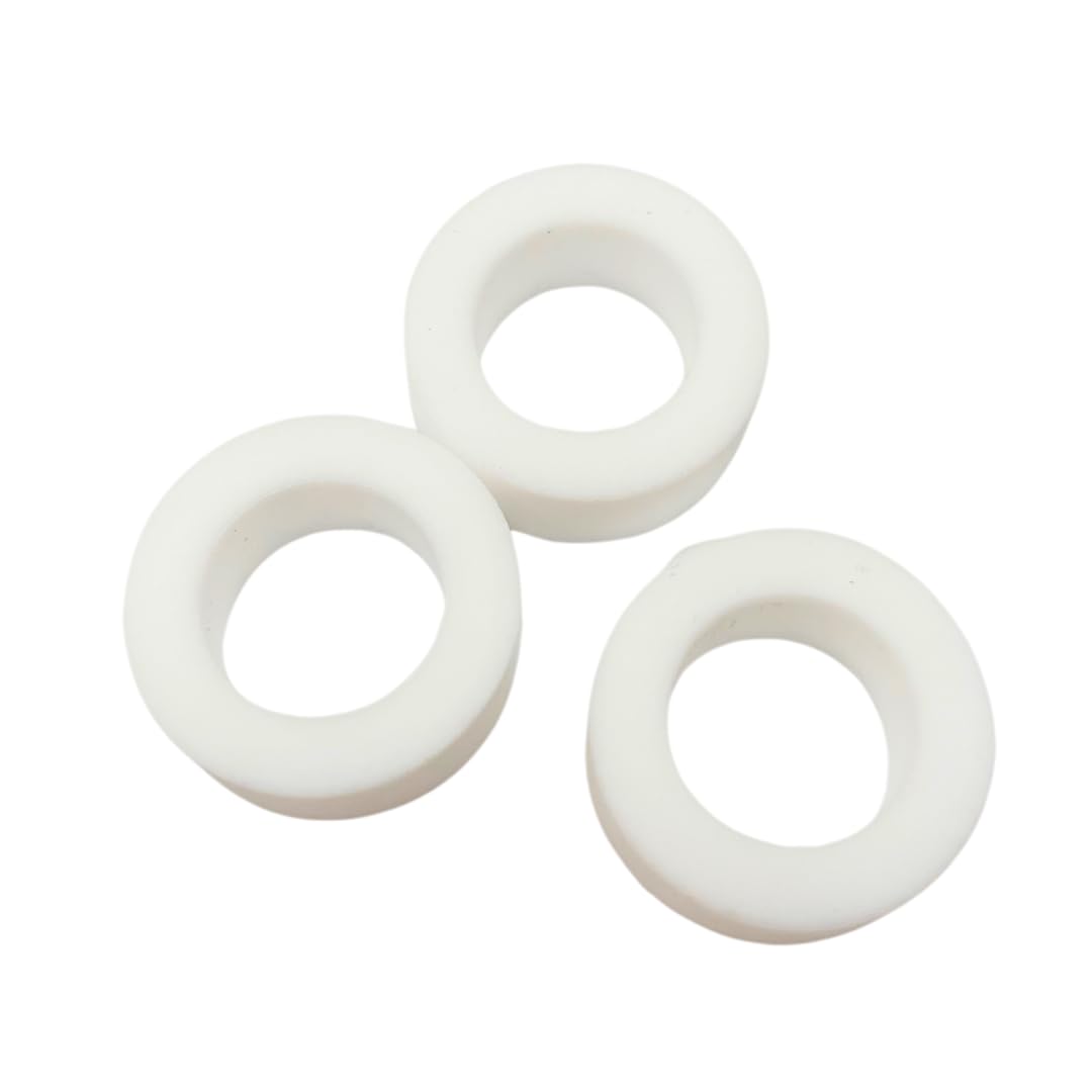 High-Temperature Teflon Gauge Glass Washers 12 Pack - 5/8
