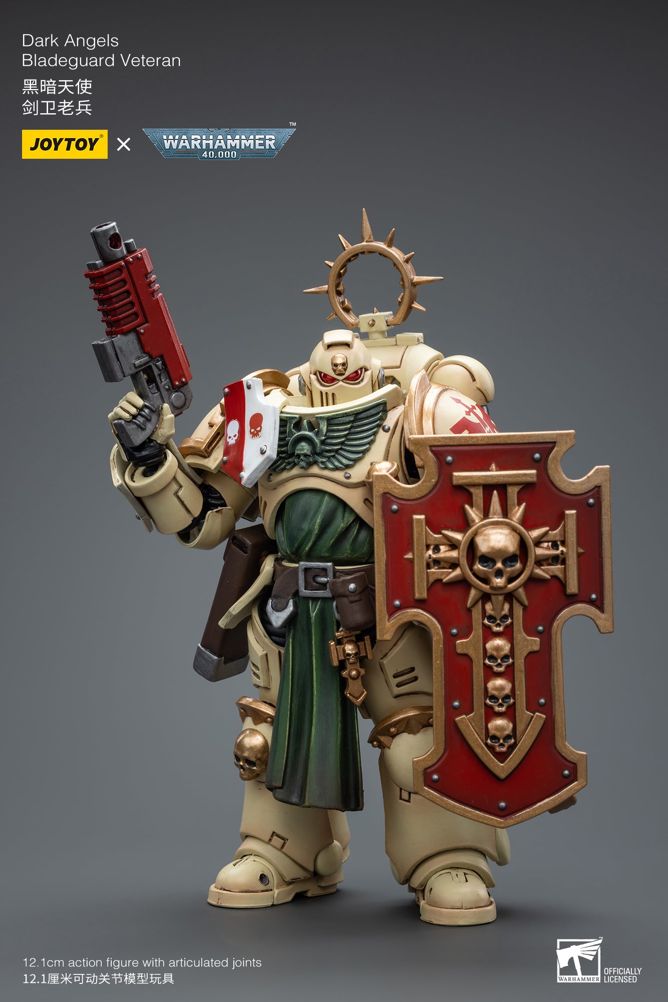 JOYTOY 1/18 Scale Warhammer 40K Bladeguard Veteran Action Figure - Collectible Miniature for Warhammer Fans, Tabletop Gaming & Display