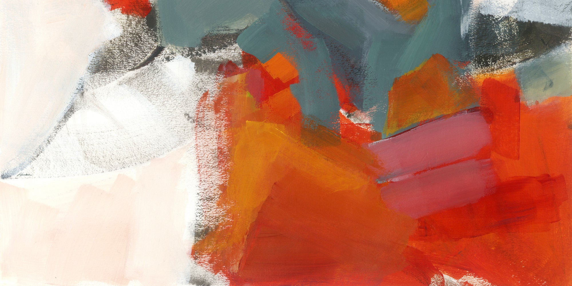 Abstract Art Painting - Modern Wall Decor for Living Room, Bedroom & Office | Handmade Canvas Print - Unique Home Decor Gift Idea