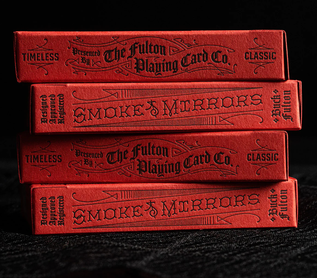 Smoke & Mirrors Red Rouge Playing Cards - Premium Collectible Deck for Magic Tricks, Cardistry & Poker Games - Perfect for Magicians, Card Players & Gift Giving