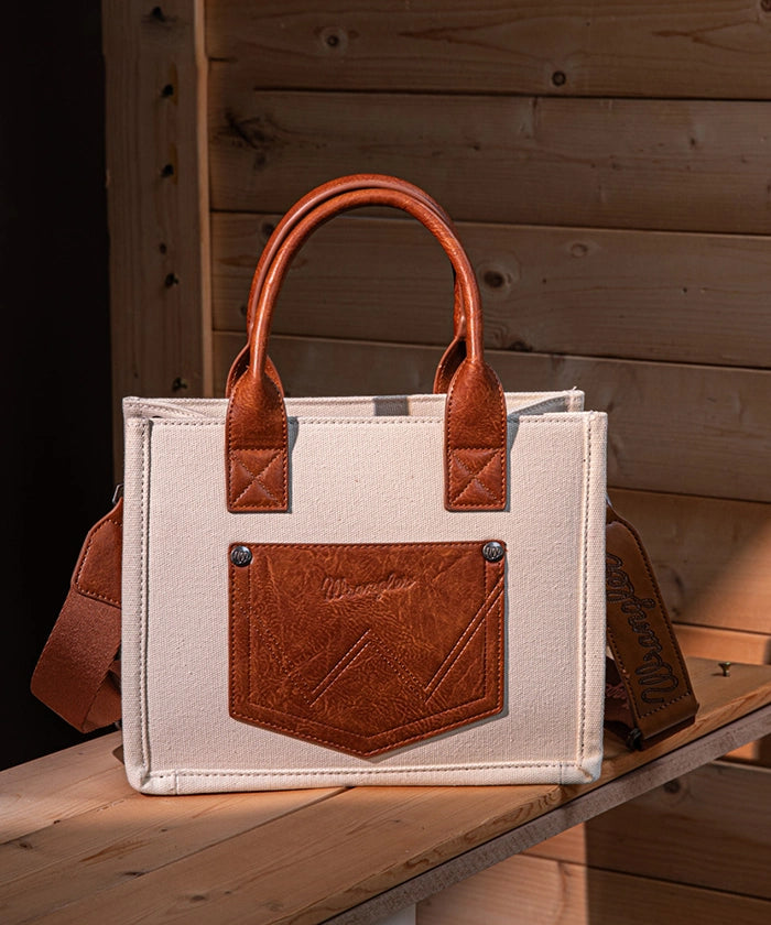 Wrangler Canvas Crossbody Purse for Women - Durable & Stylish Shoulder Bag - Perfect for Travel, Shopping & Everyday Use
