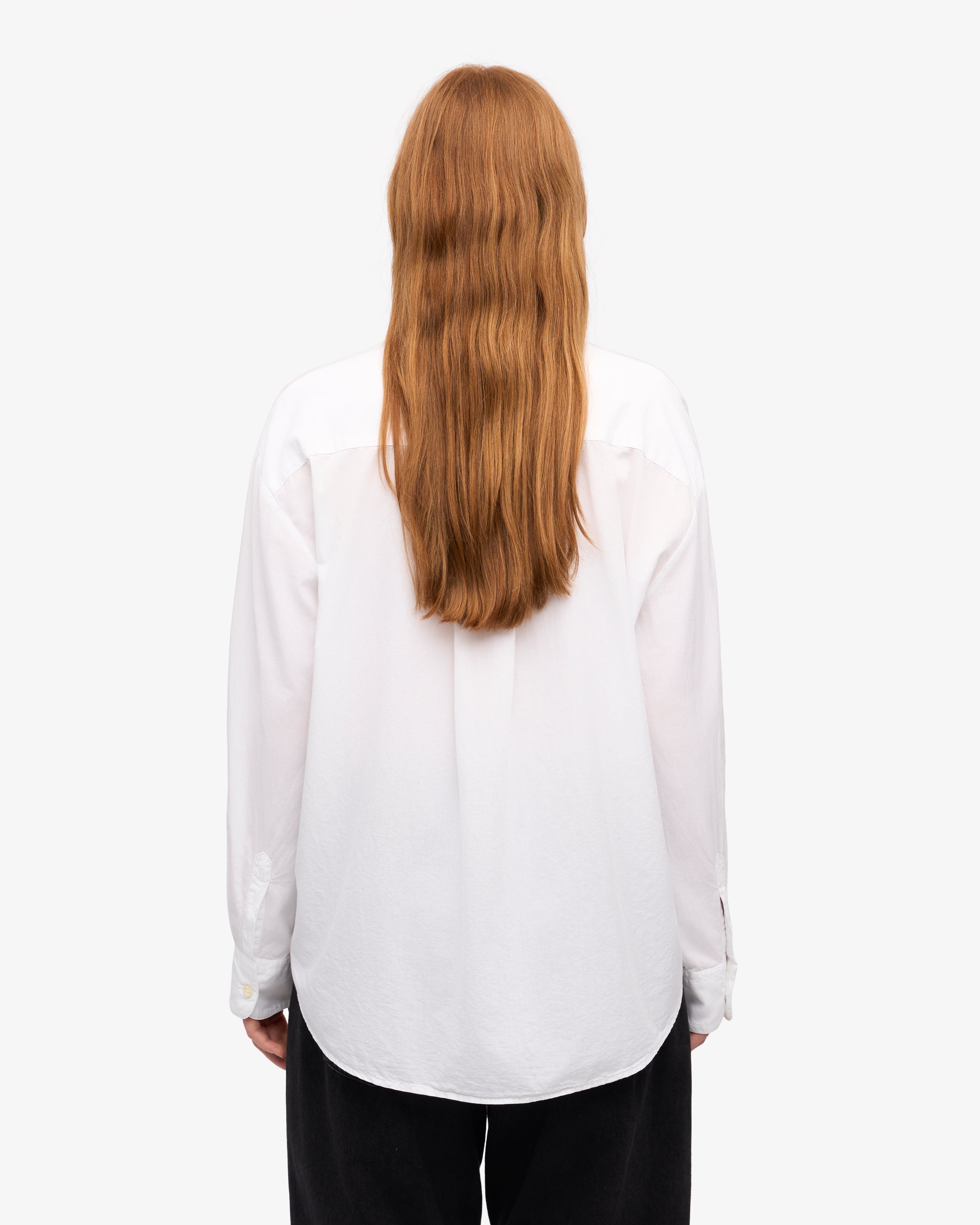 Organic Oversized Shirt for Women - 100% Cotton Comfortable Loose Fit T-Shirt - Optical White Casual Top for Everyday Wear, Street Style & Layering