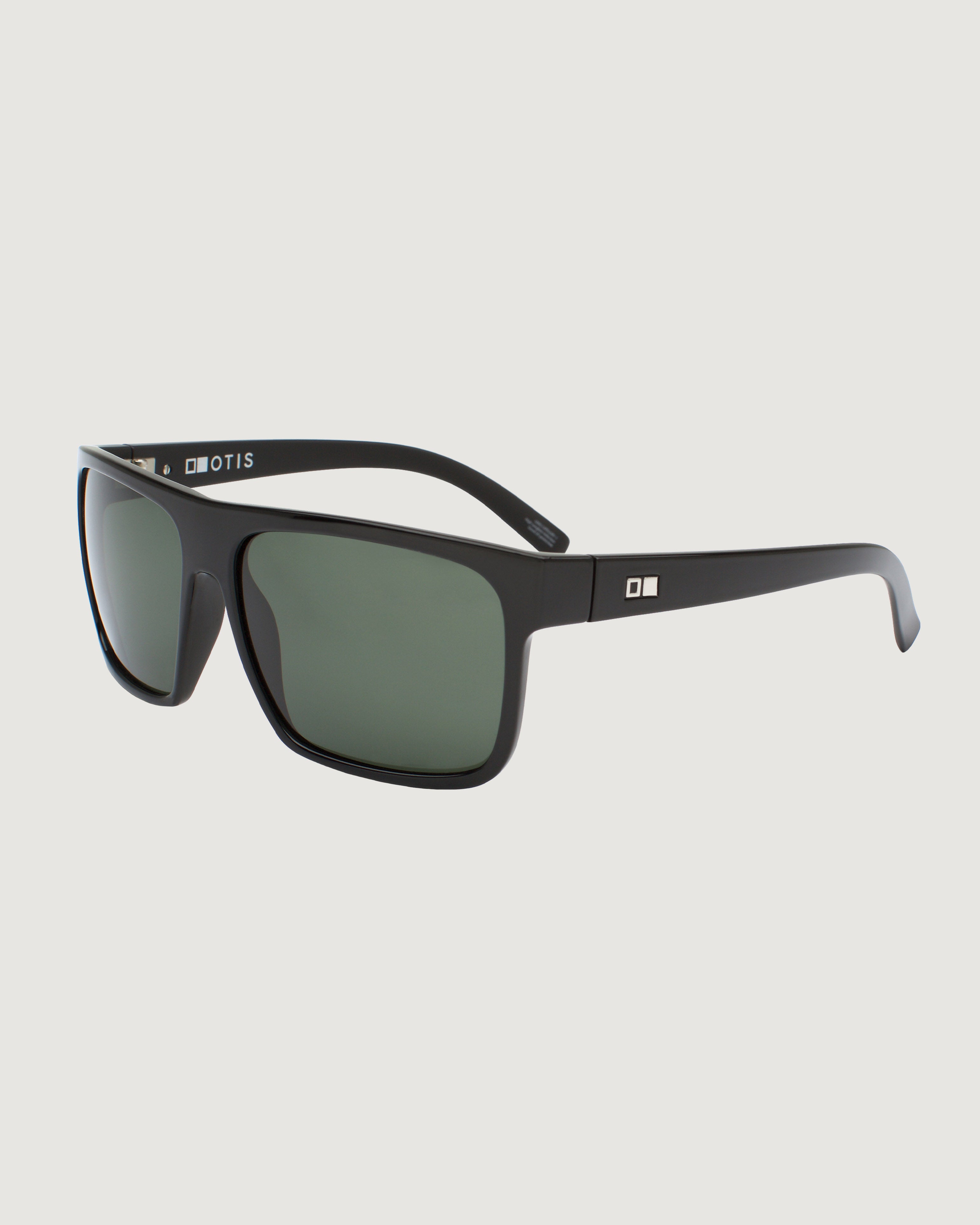 OTIS After Dark Polarized Sunglasses - Matte Black & Green Lens for Men & Women - UV Protection, Anti-Glare - Perfect for Driving, Fishing & Outdoor Activities