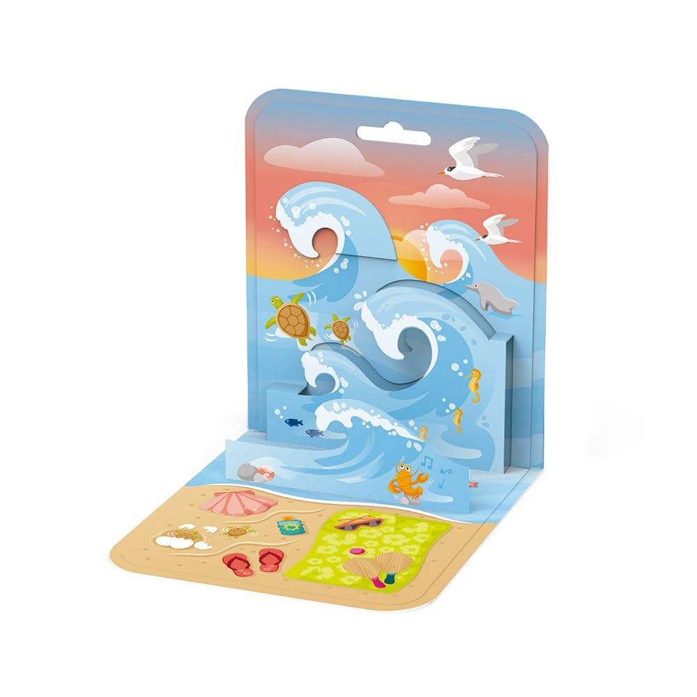 Hape E3524 Multicolor Wooden Toy for Kids - Educational Learning & Fun Play - Perfect for Preschool, Daycare & Home Use