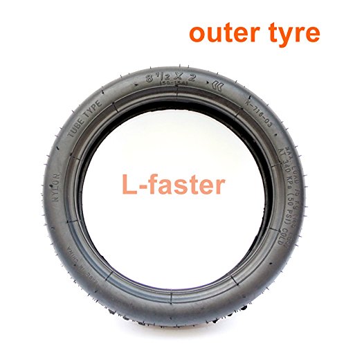8.5x2 Air Tire & Tube Replacement for Xiaomi M365/Mijia Electric Scooter - Inflatable Spare Tire for Commuting, City Travel & Outdoor Adventures