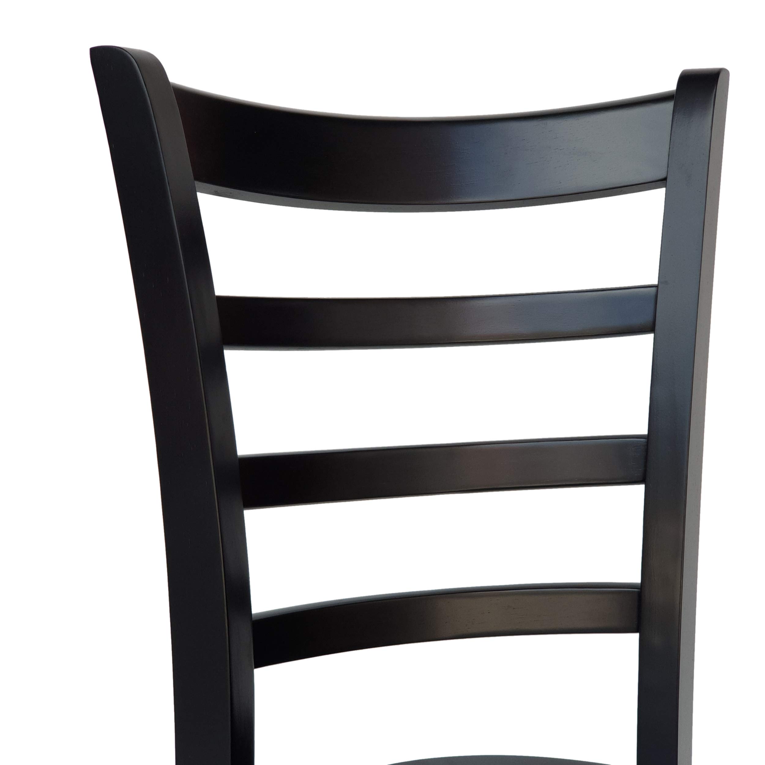 Christopher Knight Home Dining Chair - Matte Black Finish - Modern Kitchen & Dining Room Furniture for Home & Restaurant Use